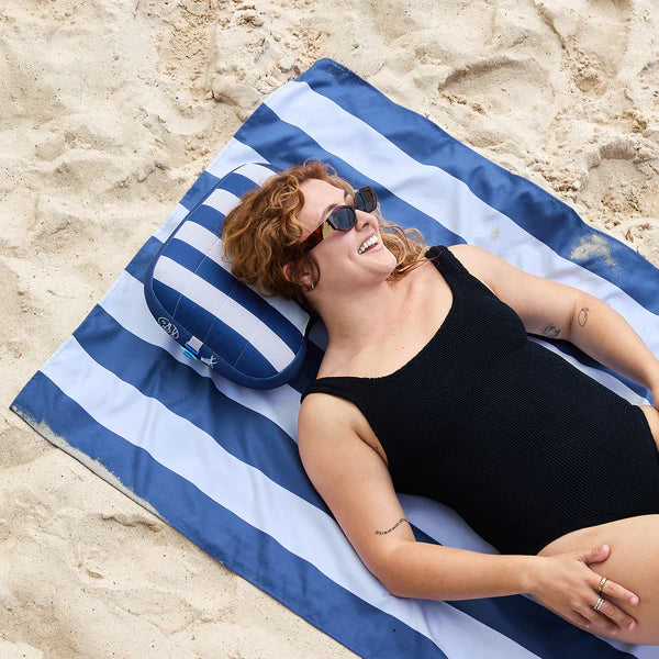 Dock & Bay x Ballast Beach Pillow - Whitsunday Blue