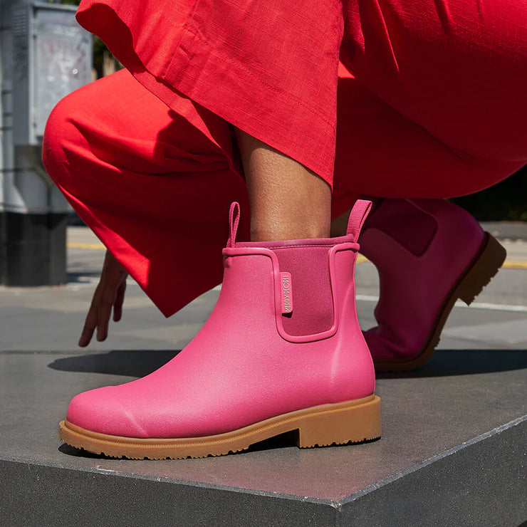 Merry People Bobbi Wellington Boot - Fuchsia Pink