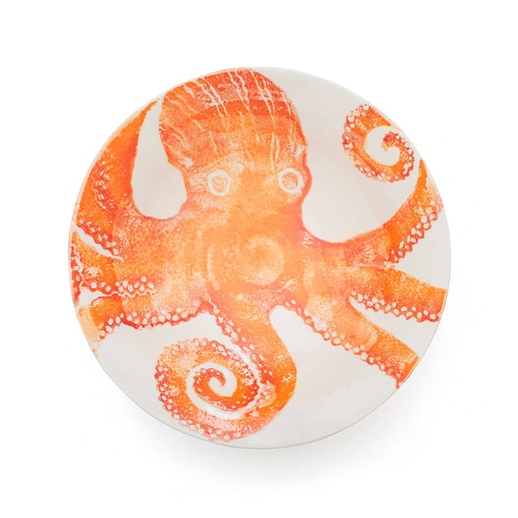 BlissHome Salad Bowl - Orange Octopus