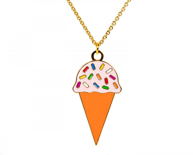 Enamel Necklace - Billy Ice Cream