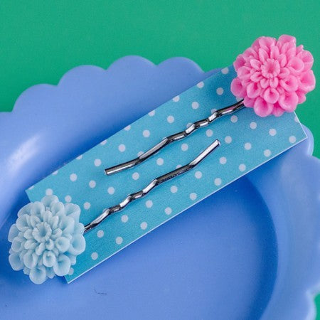 Tolly Flower Hair Slides - Sets of 2