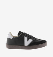 Victoria Berlin Faux Leather Cyclist Trainers - Black