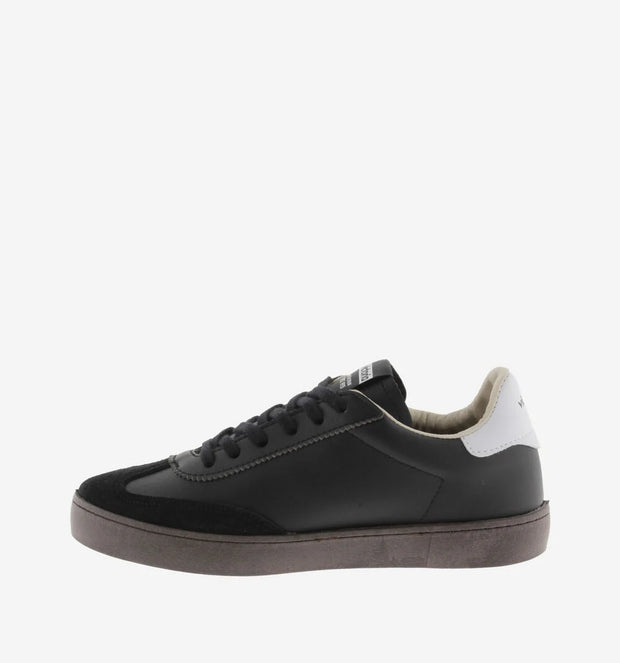 Victoria Berlin Faux Leather Cyclist Trainers - Black