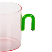 Helio Ferretti Arch Handled Glass Mugs