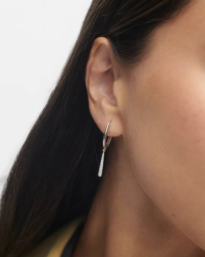 PDPaola Olga Hoops in Silver or Gold