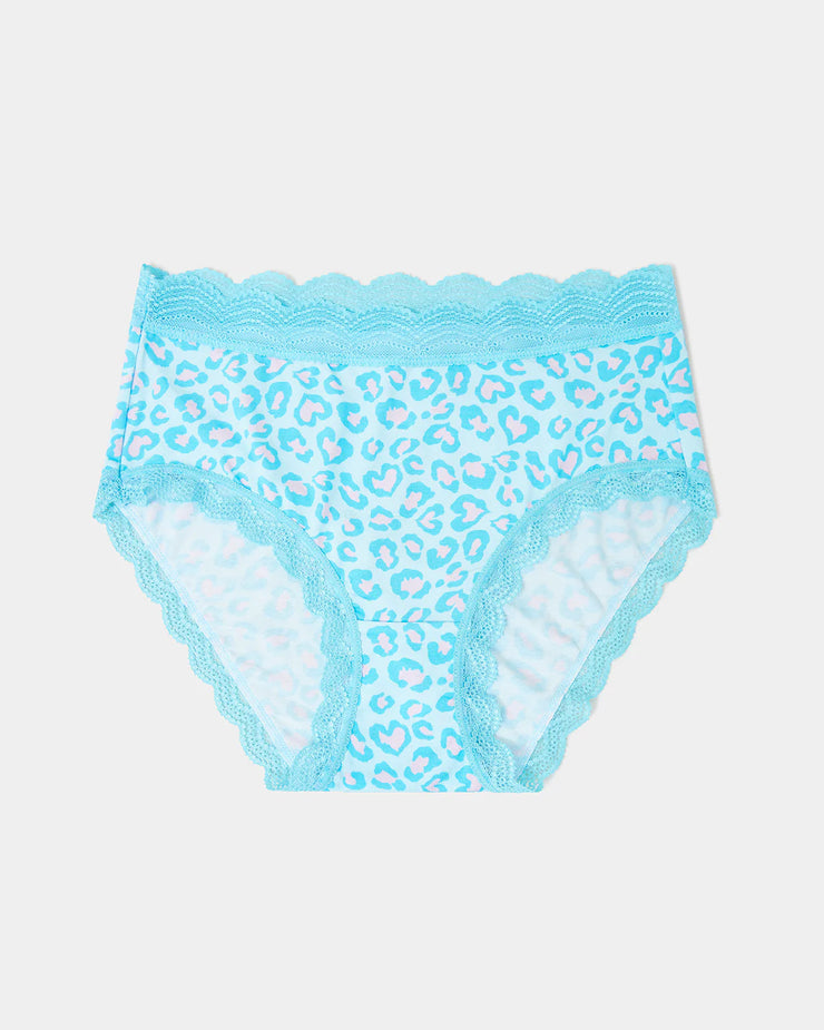 Stripe & Stare High Rise Knicker in Leopard