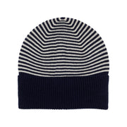 Fine Stripe Cashmere Beanies