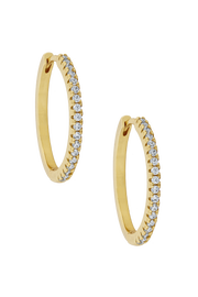 Atelier 18 CZ 20mm Hoops with Antares Star Charms