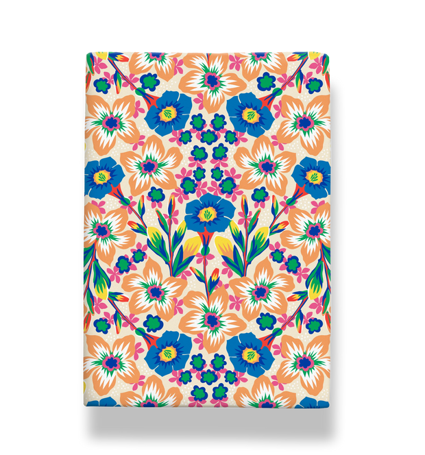 Gladio Neon Floral Gift Wrap