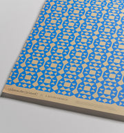 Facets Blue Gift Wrap