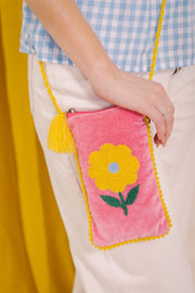 Velvet Flower Multi Purpose Phone Pouches