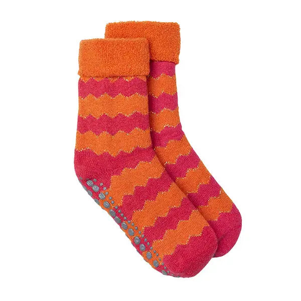 Slipper Socks - Zig Zag