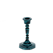 Enamel Candlestick in Blue 13cm