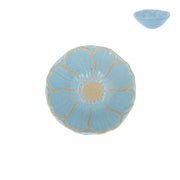 Stoneware Flower Bowls - Pale Blue