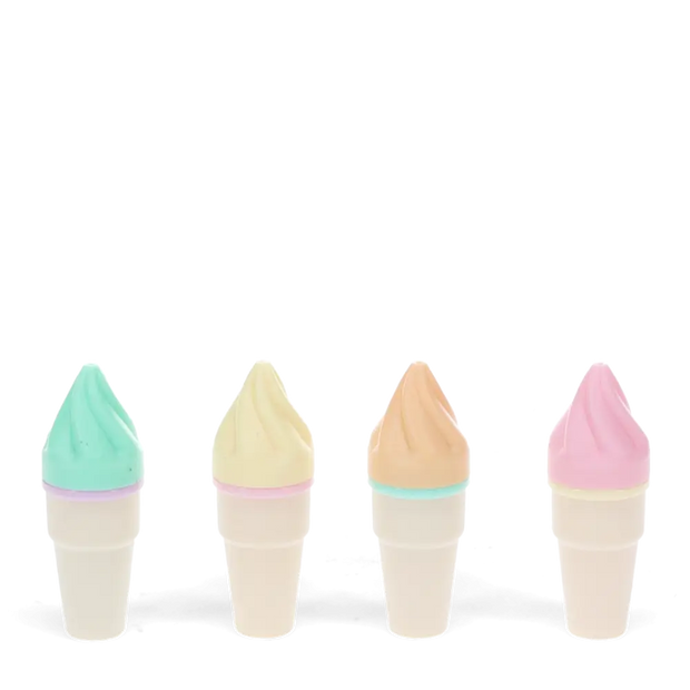 Mini Ice Cream Highlighters - Set of 4