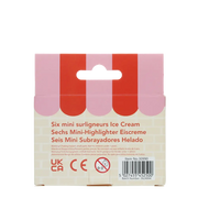 Mini Ice Cream Highlighters - Set of 4