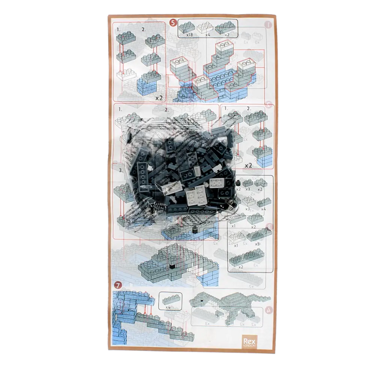 Build Your Own Model Brick Kit - Dinosaur