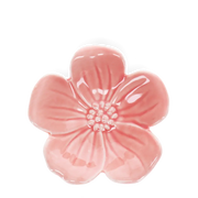 Ceramic Flower Dish in Pink