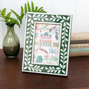 Resin Photo Frame - Green 9x14cm