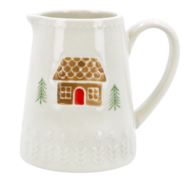 Stoneware Mini Jug - Gingerbread House