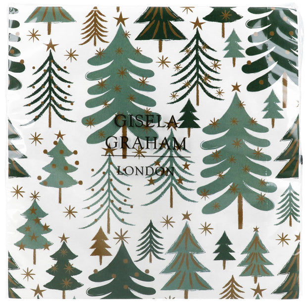 Paper Napkins - New England Trees
