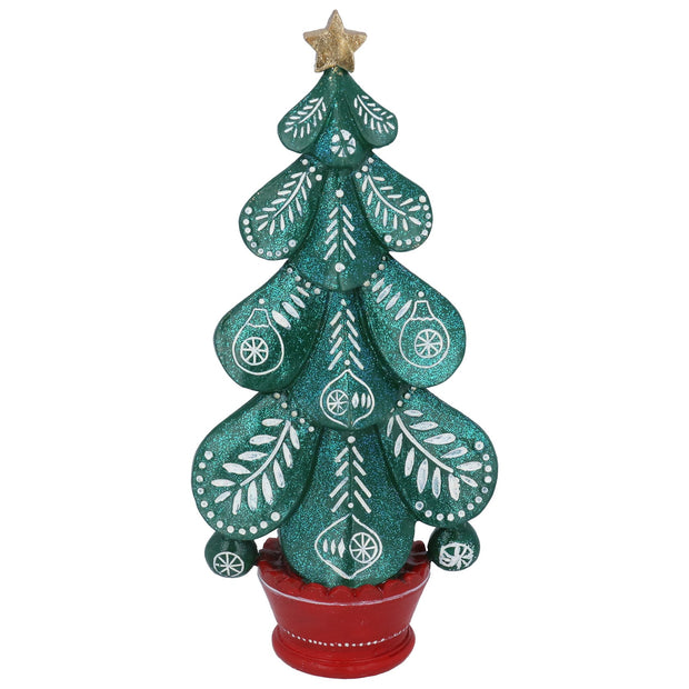 Resin Alpine Christmas Tree Ornament
