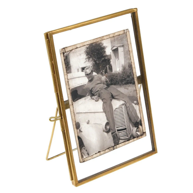 Brass Standing Picture Frame