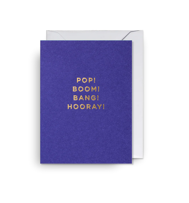 Mini Pop Boom Bang Card