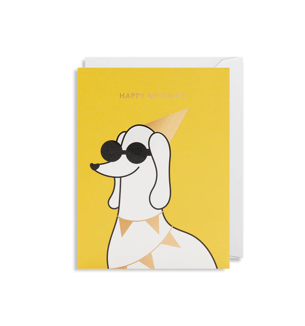 Mini Happy Birthday Dog Card