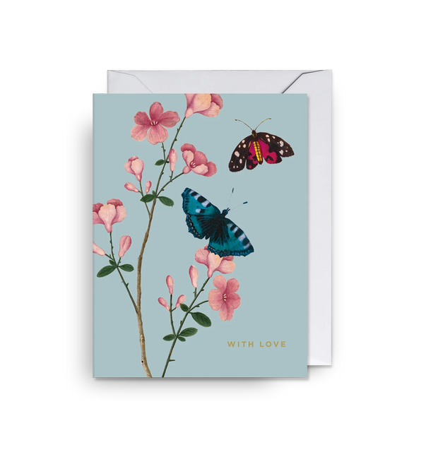 Mini With Love Butterflies Card