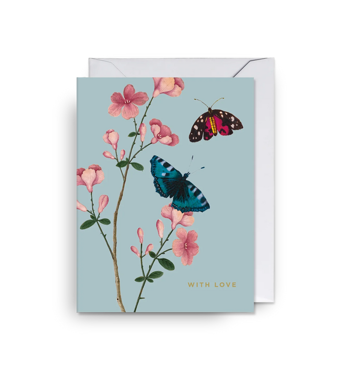 Mini With Love Butterflies Card