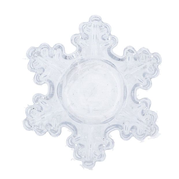 Glass Snowflake Nightlight Holder