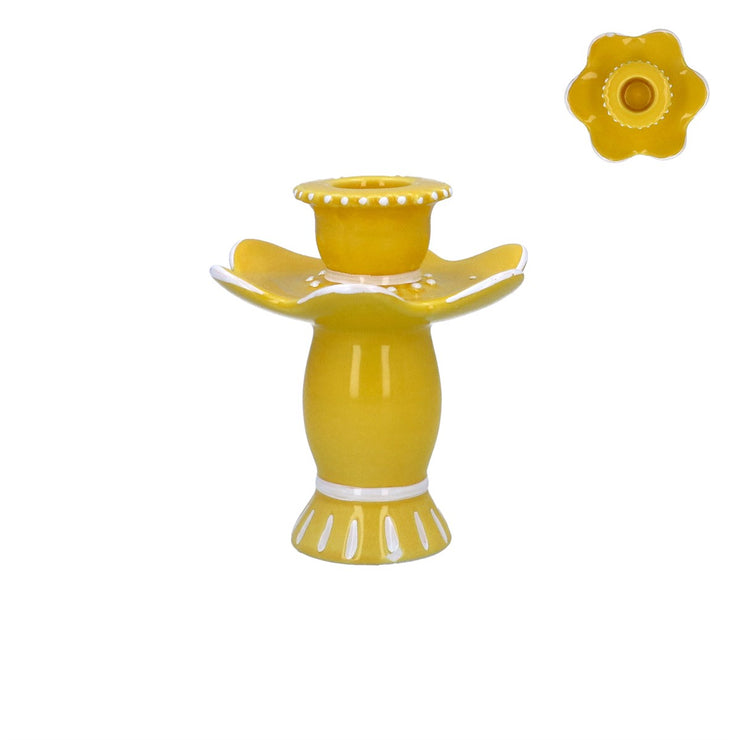 Fiesta Ceramic Candle Holders