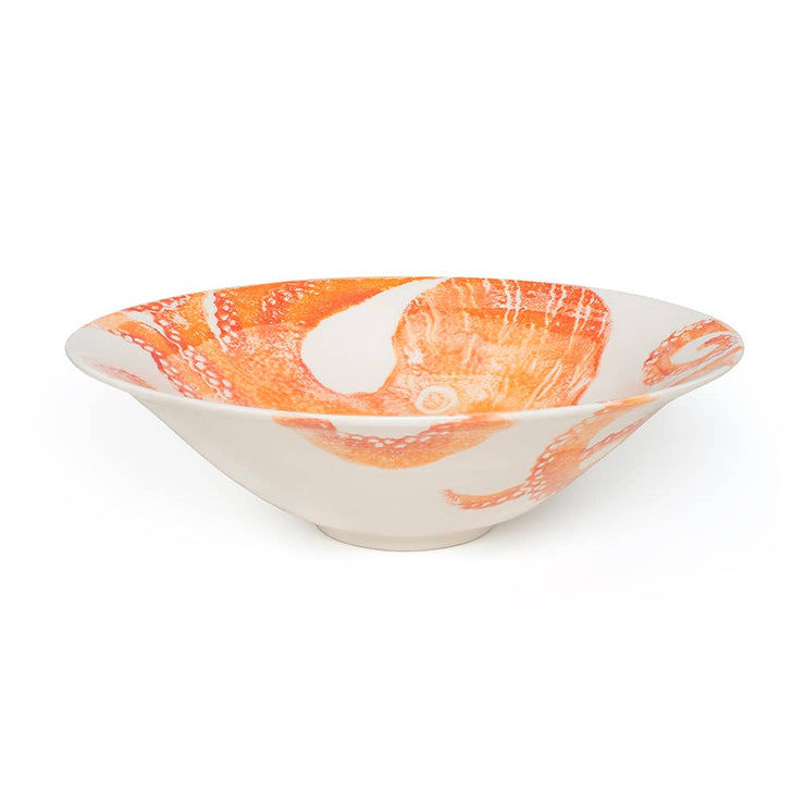 BlissHome Salad Bowl - Orange Octopus