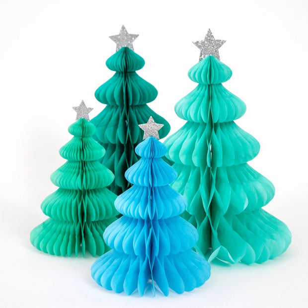 Meri Meri Rainbow Forest Honeycomb Tree Decorations