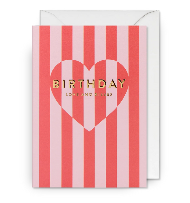 Birthday Love and Kisses Card