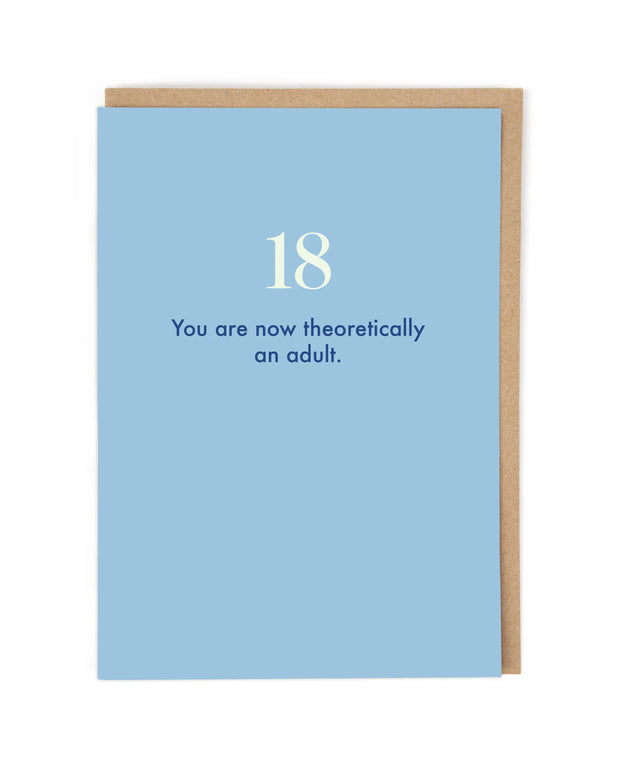 Cath Tate 18 Theoretically An Adult card