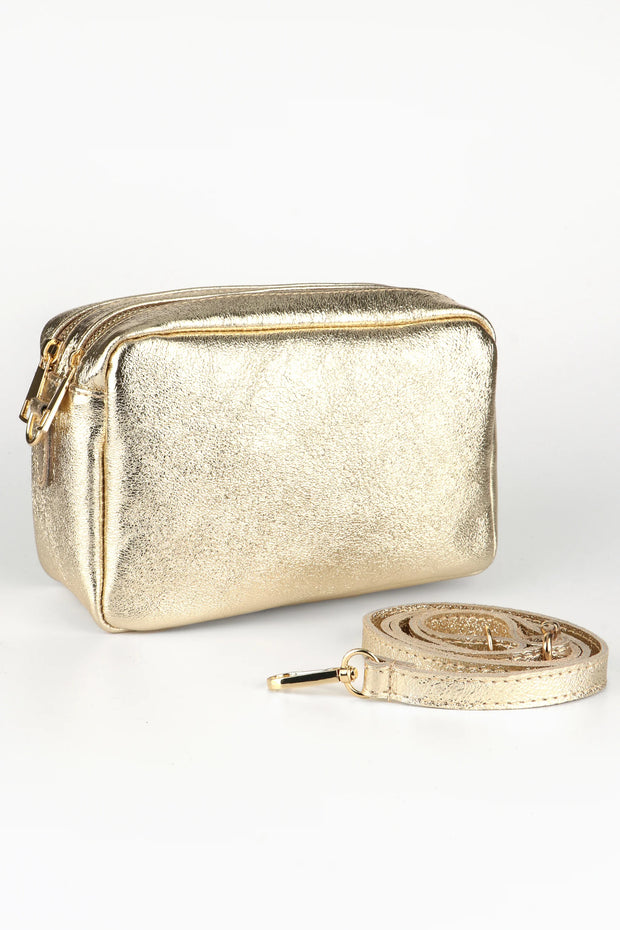 Naomi Crossbody Bag - Gold Metallic