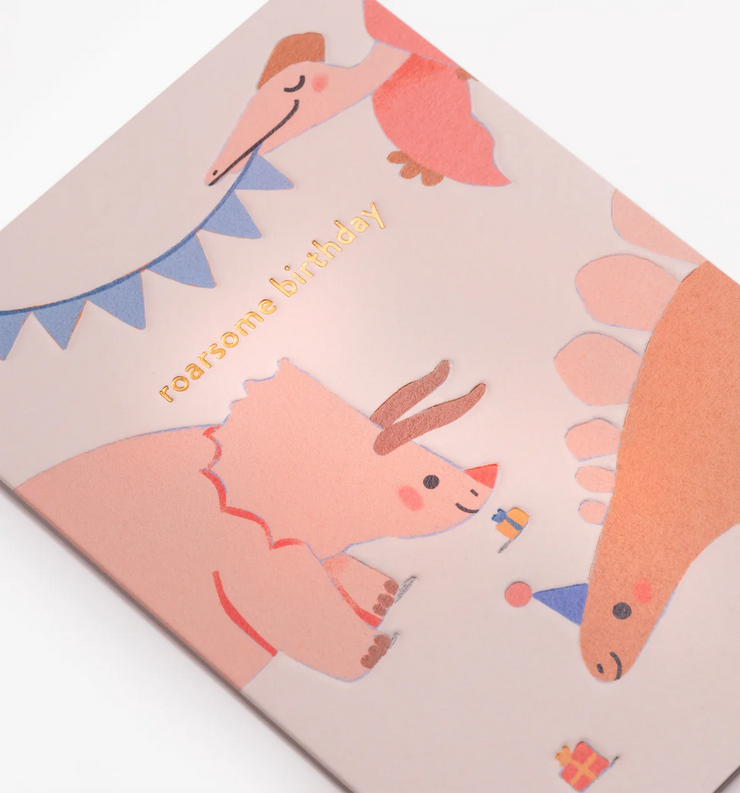 Roarsome Birthday Dinosaur Card