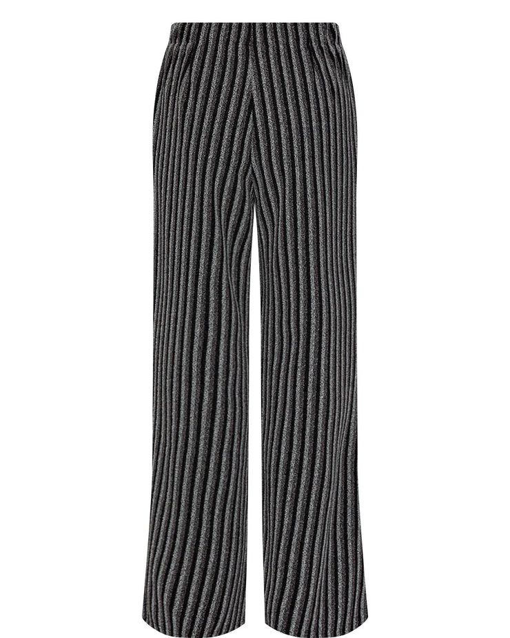 Nuilia Silver Striped Trousers