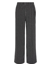 Nuilia Silver Striped Trousers