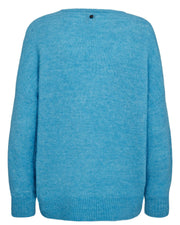 Numph Nuriette V Neck Aquarius Jumper