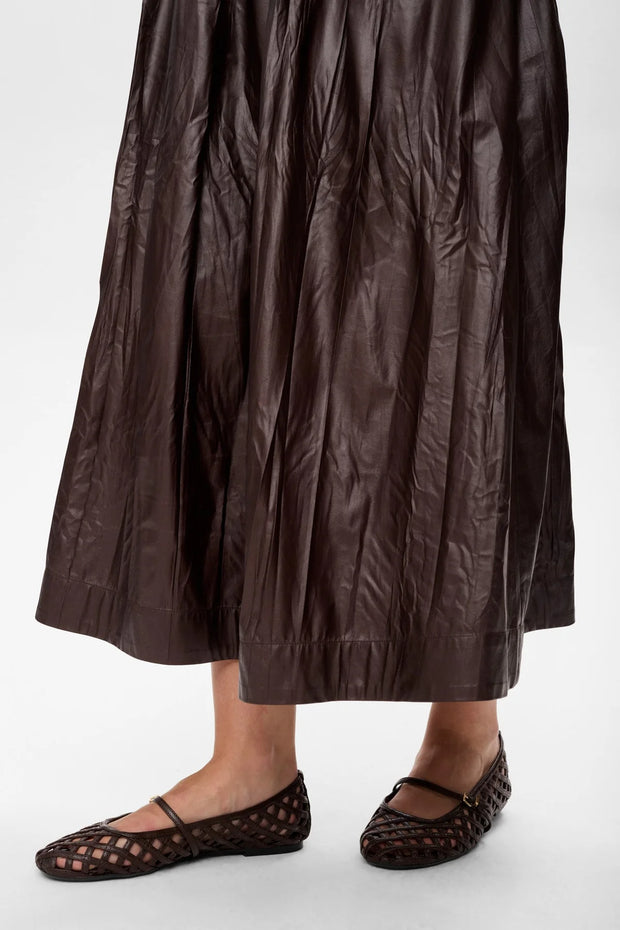 Numph Numiu Skirt - Black Coffee