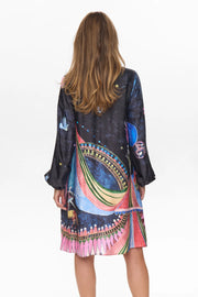 Numph Nustarla Short Dress - Obsidian