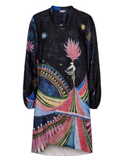 Numph Nustarla Short Dress - Obsidian