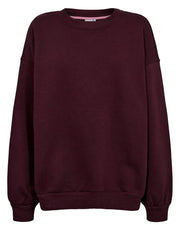 Numph Nubissa Oversized Sweatshirt - Winetasting