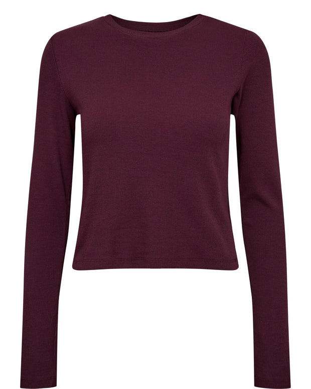 Numph Nuriley Long Sleeved Tee - Winetasting