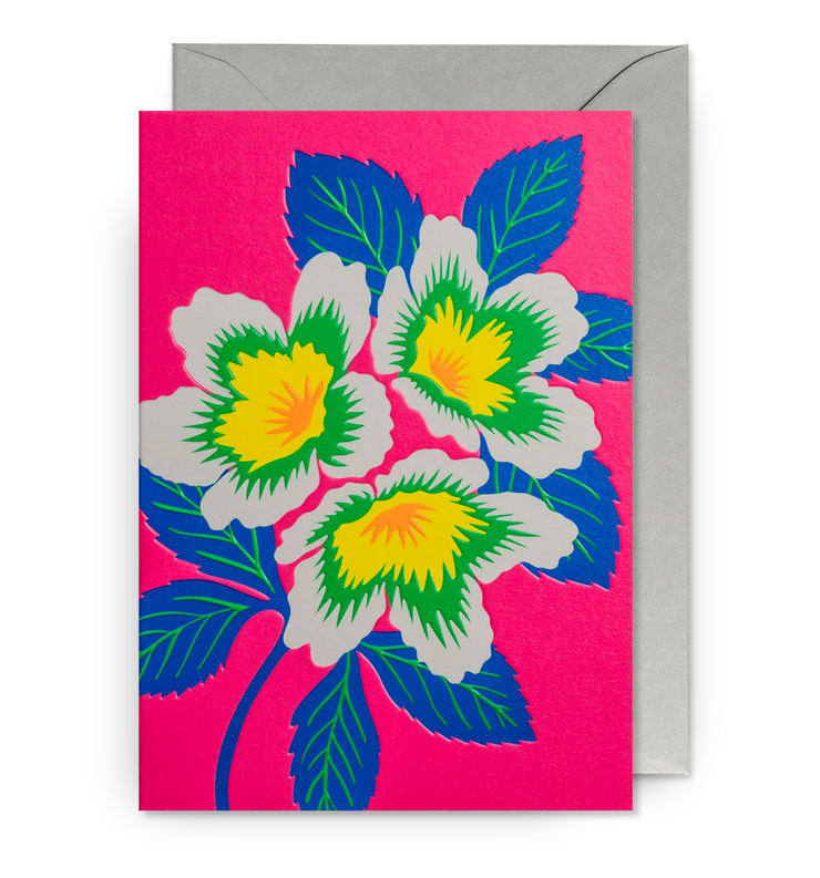 Azalea Floral Greeting Card