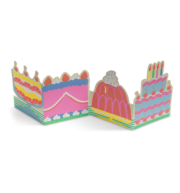 Cake & Jelly Fold Out Concertina Card