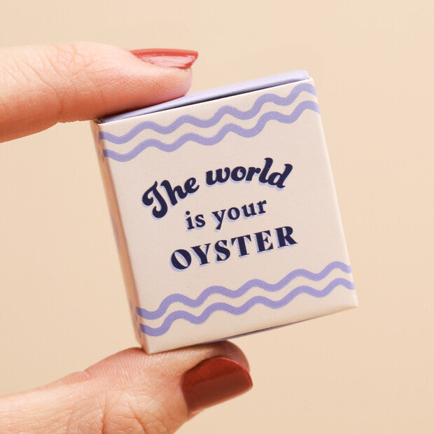 Tiny Matchbox Ceramic Tokens - Oyster